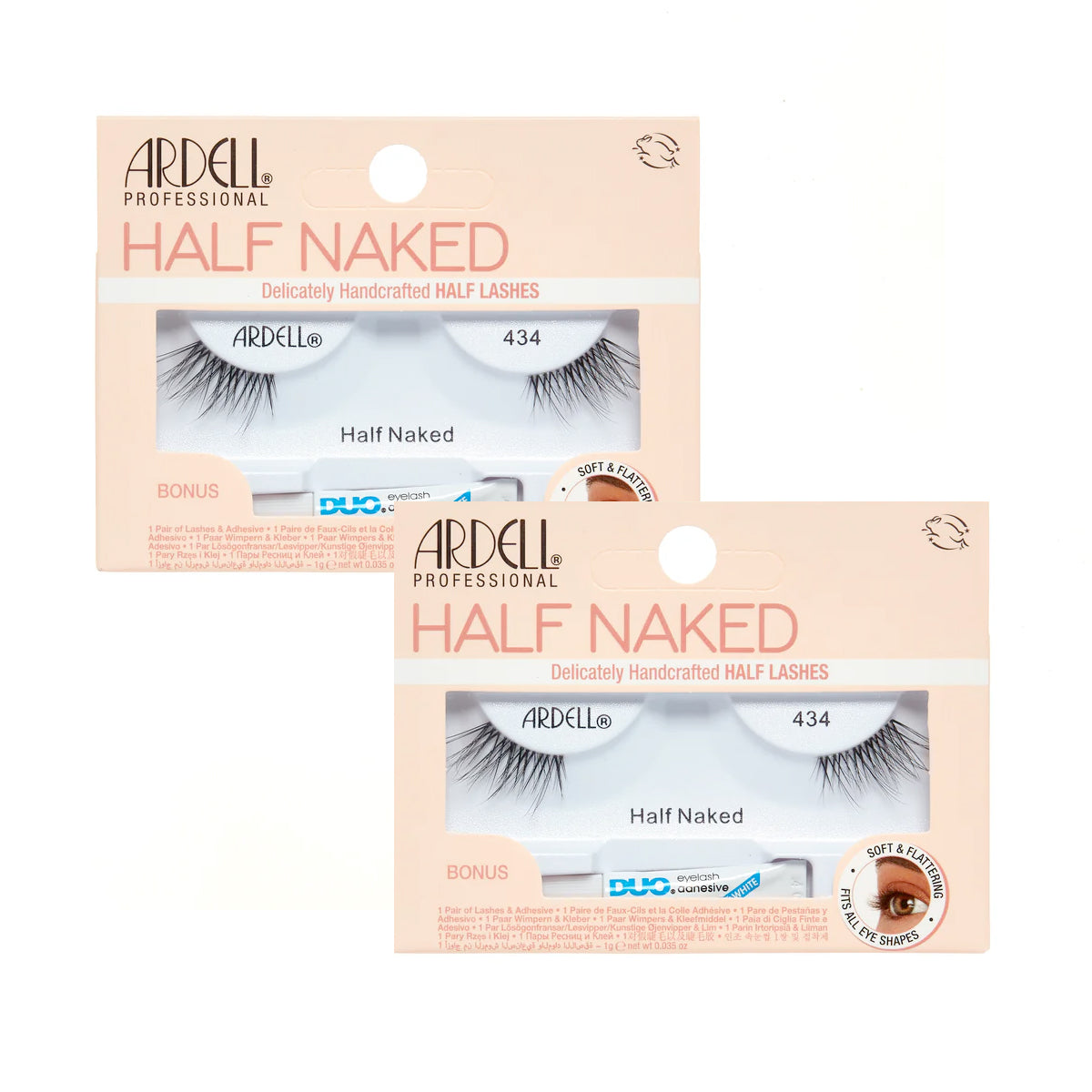 ardell-half-naked-434-faux-demi-cils-pr-d-coup-s-avec-colle-duo-1-g-lot-de-2-pai image 1