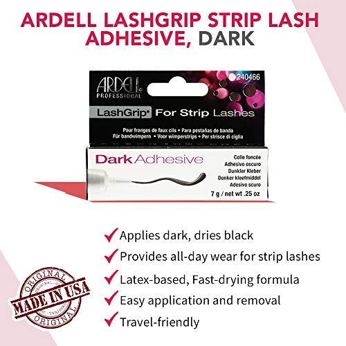 ardell-lashgrip-strip-adhesive-dark-colle-pour-bandeaux-de-faux-cils-7-g-0-25-oz image 6