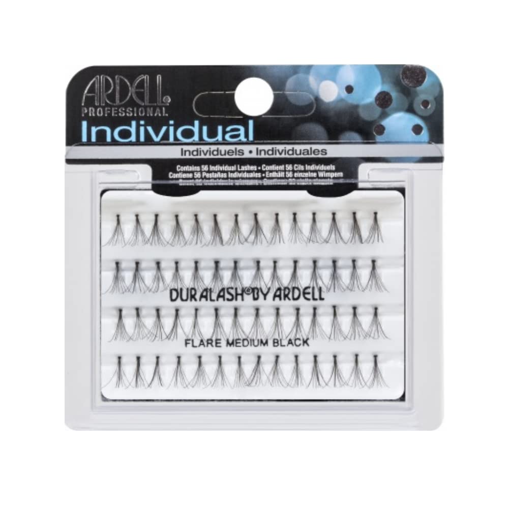 ardell-duralash-individual-flare-medium-faux-cils-individuels-noirs-format-flare image 1