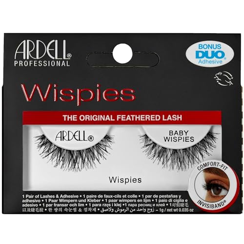 ardell-baby-wispies-faux-cils-vegan-criss-cross-l-gers-avec-colle-duo-effet-plum image 6
