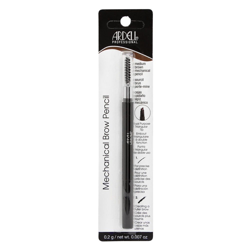 ardell-mechanical-brow-crayon-avec-spoolie-crayon-sourcils-automatique-m-dium-br image 1