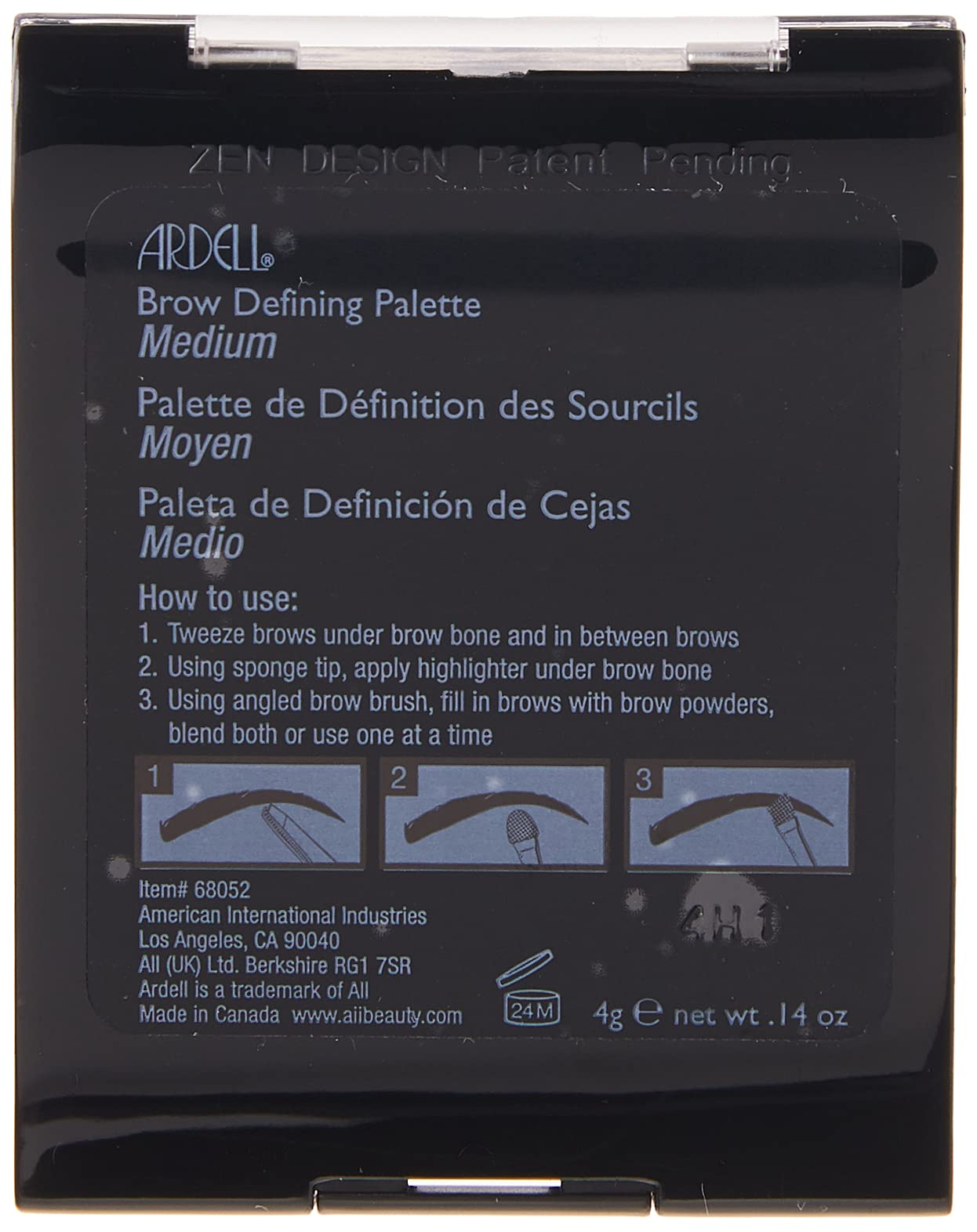 ardell-brow-powder-palette-medium-palette-sourcils-en-poudre-teinte-medium image 7