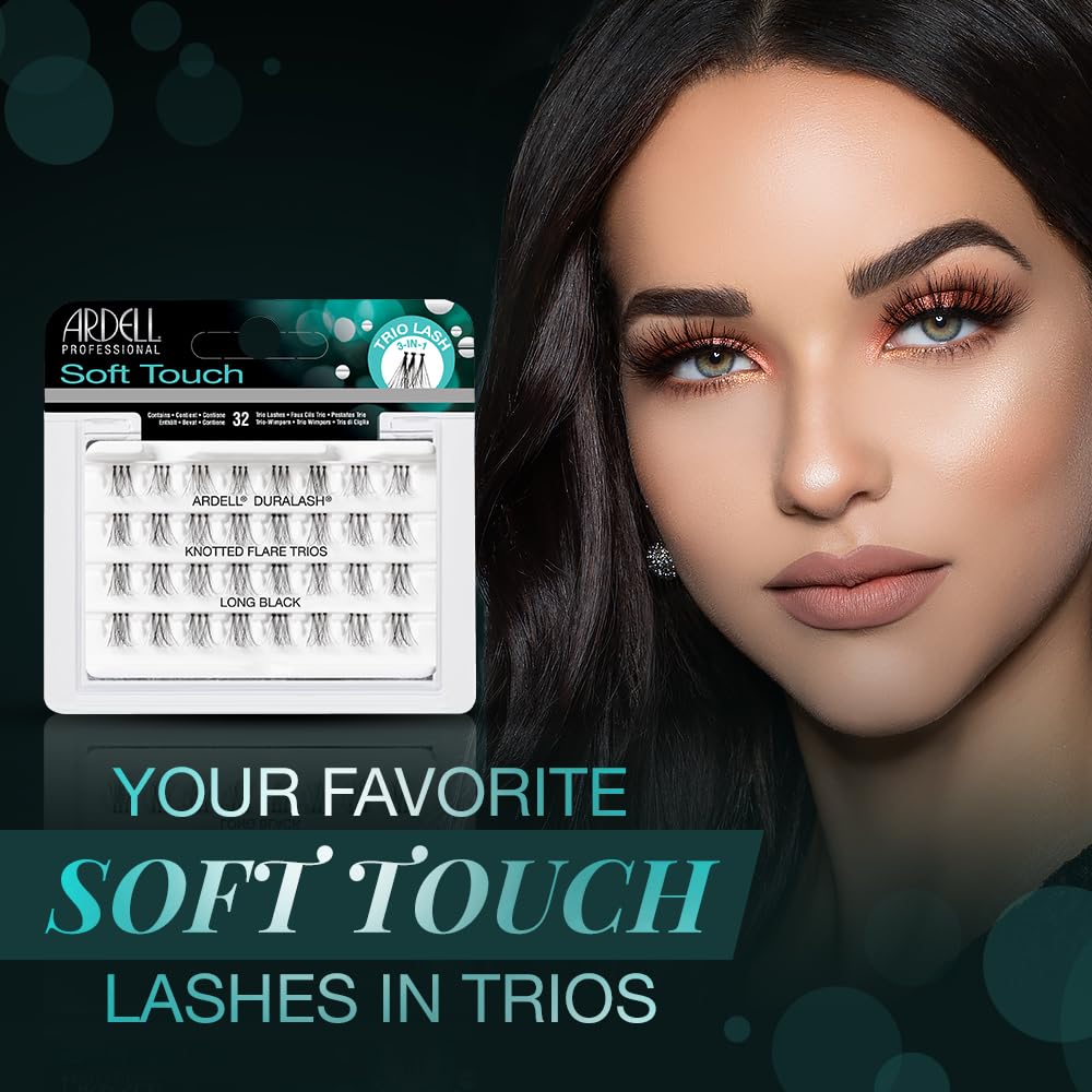 ardell-soft-touch-trios-individuals-faux-cils-individuels-en-trios-long-noir image 3