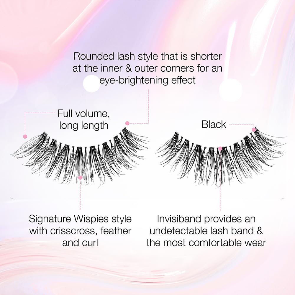 ardell-wispies-700-noirs-faux-cils-bandes-plumeux-longue-tenue-effet-claircissan image 4