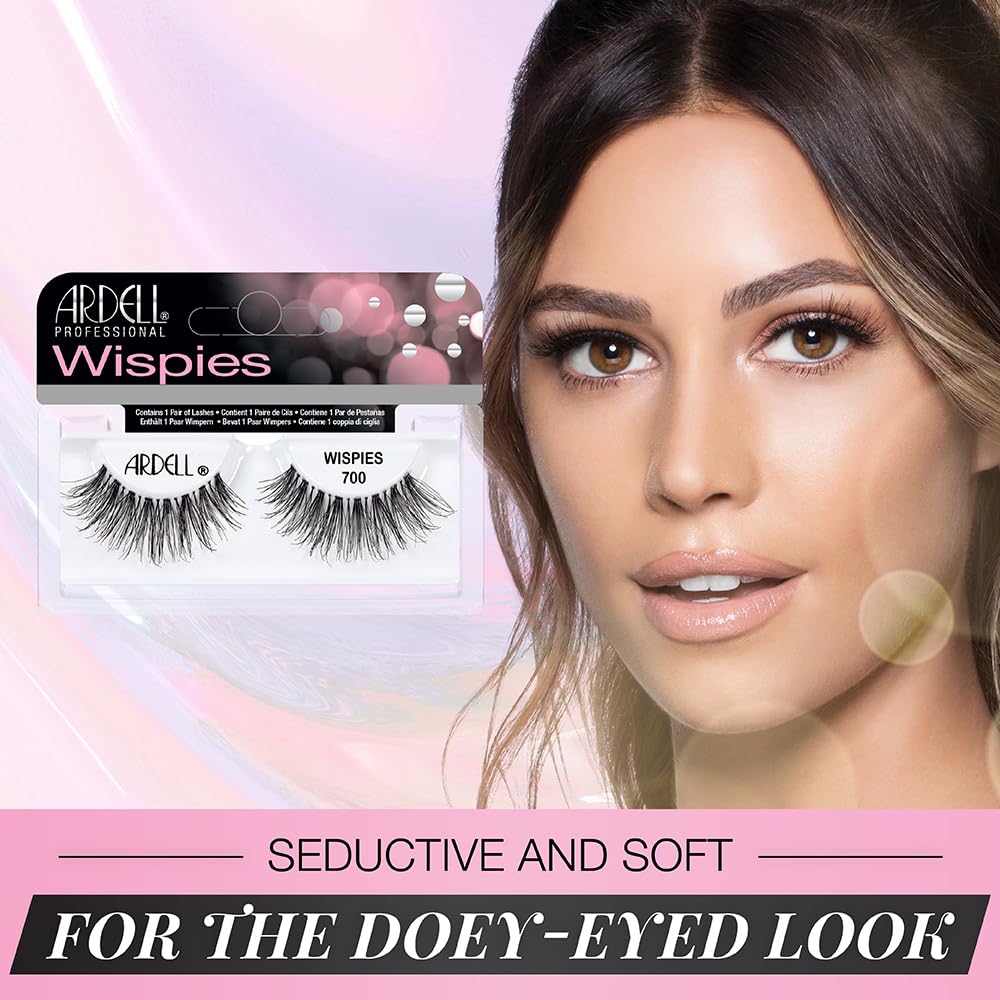 ardell-wispies-700-noirs-faux-cils-bandes-plumeux-longue-tenue-effet-claircissan image 2