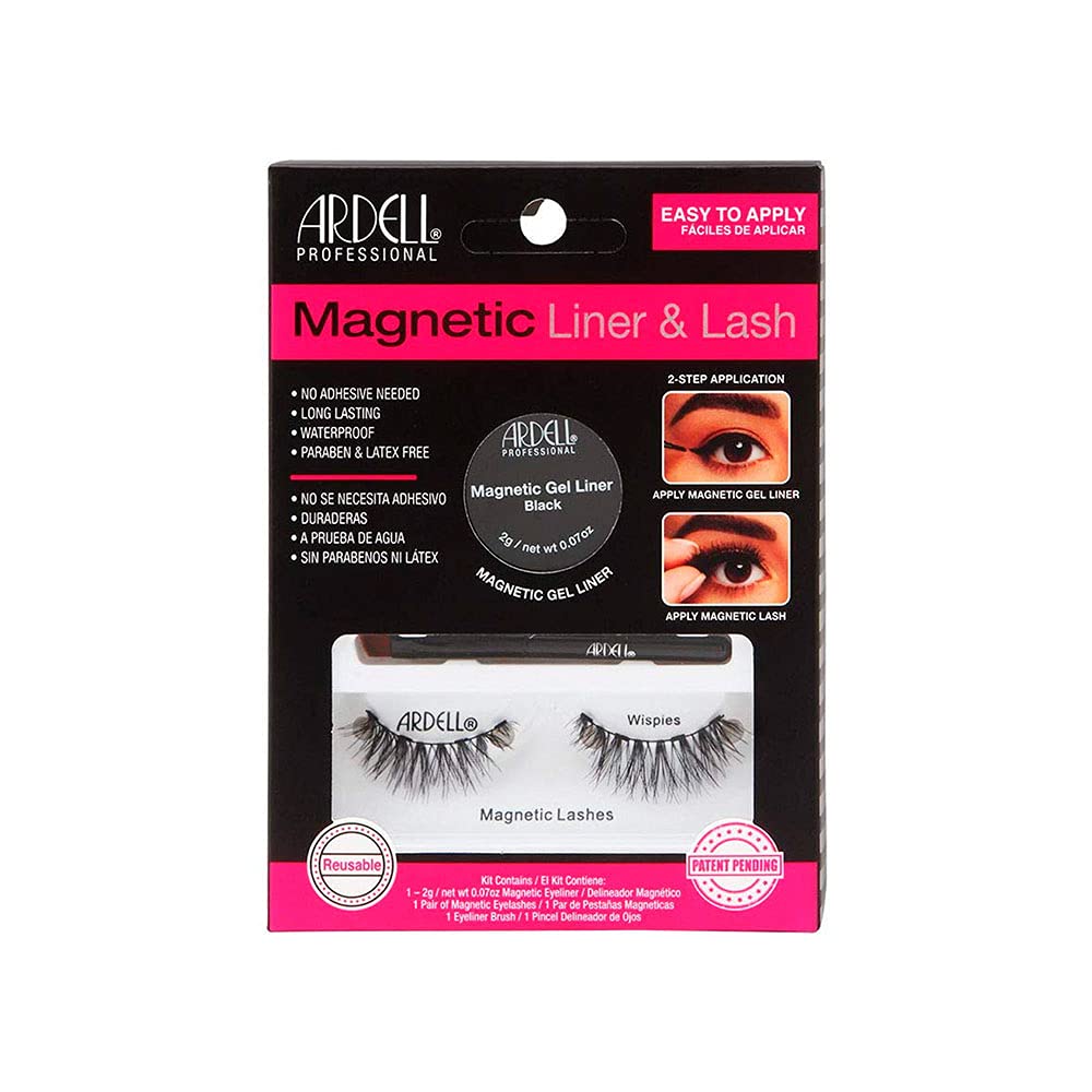 ardell-magnetic-liner-lash-wispies-kit-liner-magn-tique-2-paires-de-faux-cils-wi image 1