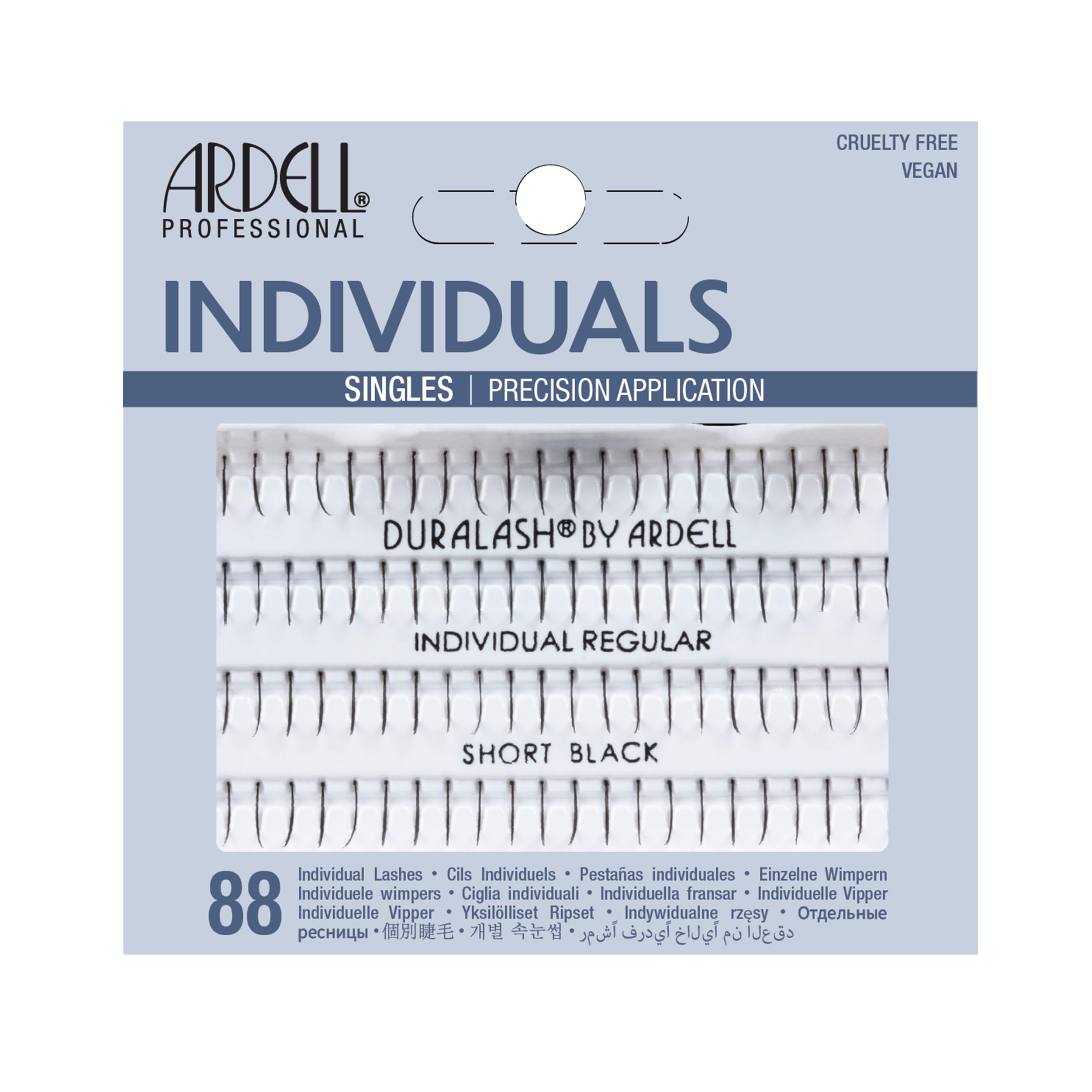 ardell-regular-short-black-faux-cils-courts-noirs-bande-look-naturel-application image 1