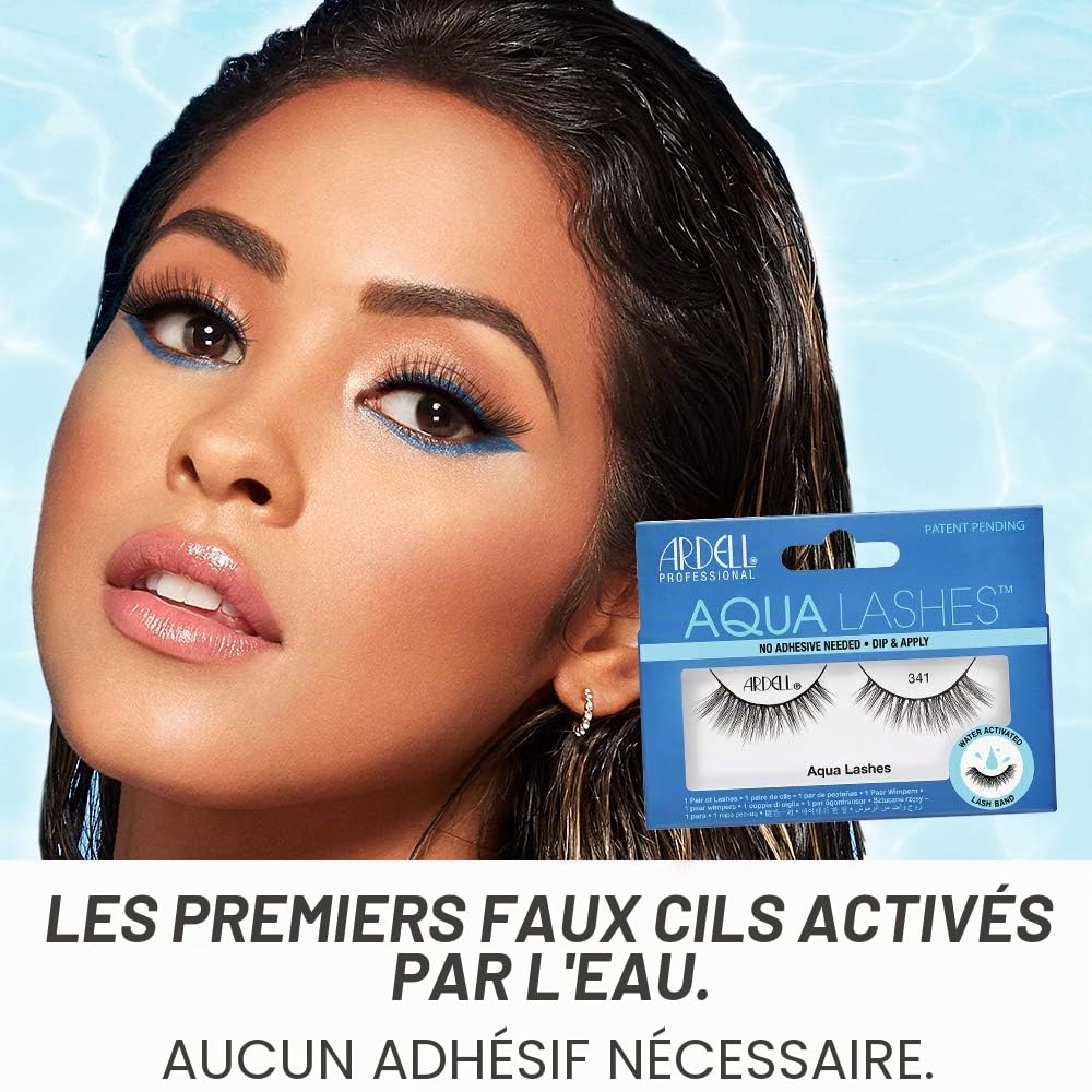 ardell-aqua-lashes-341-faux-cils-bande-activ-e-par-l-eau-sans-colle-look-naturel image 2