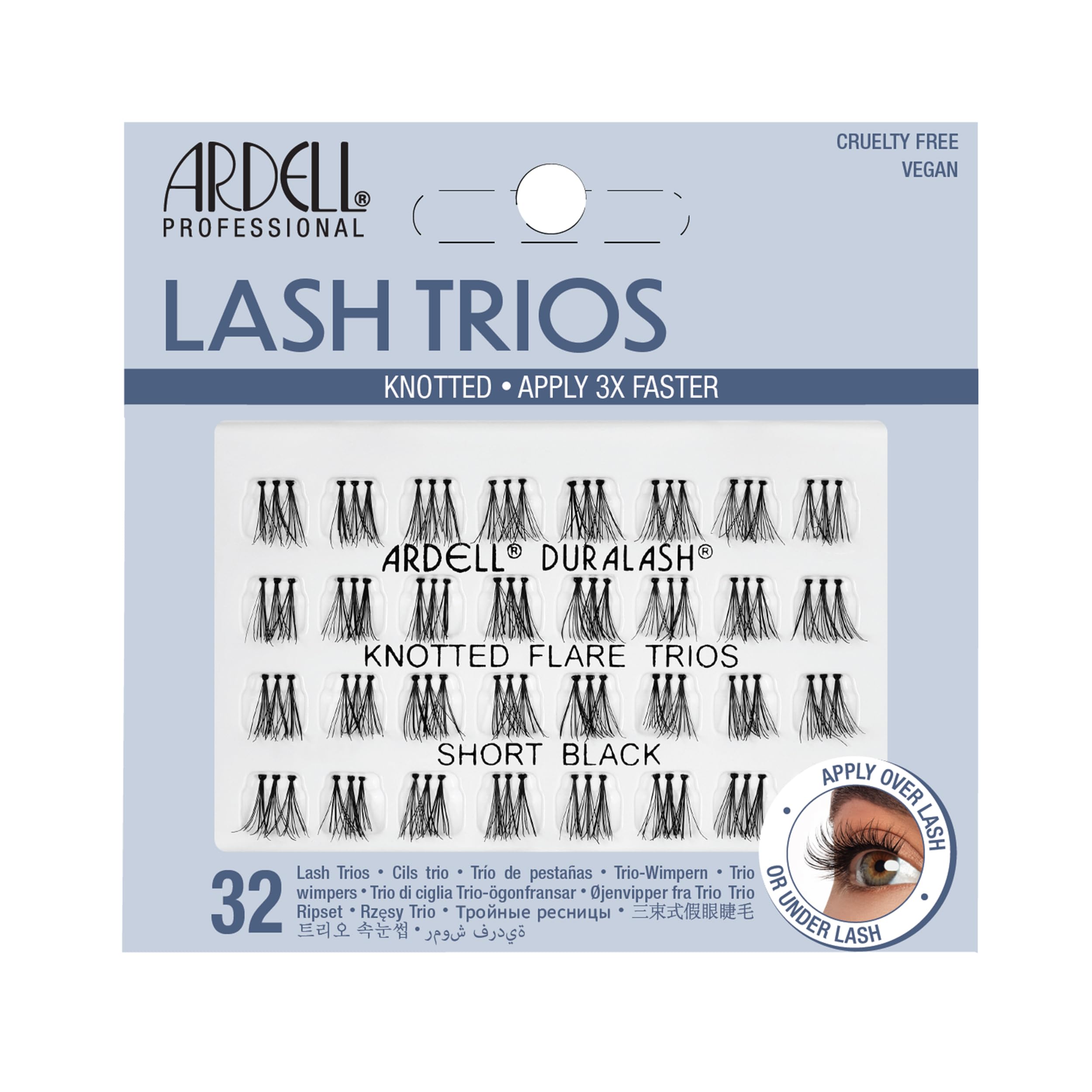 ardell-individual-trios-short-black-faux-cils-individuels-en-trios-n-ud-invisibl image 3