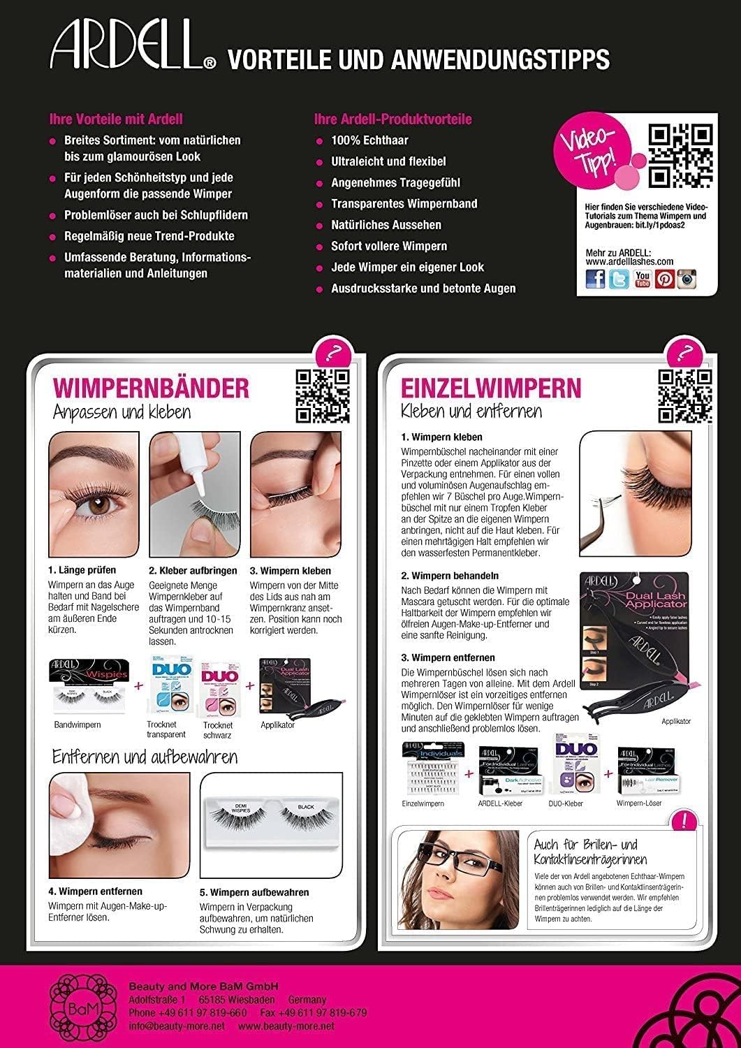 ardell-107-black-faux-cils-bande-volume-naturel-iconiques image 4