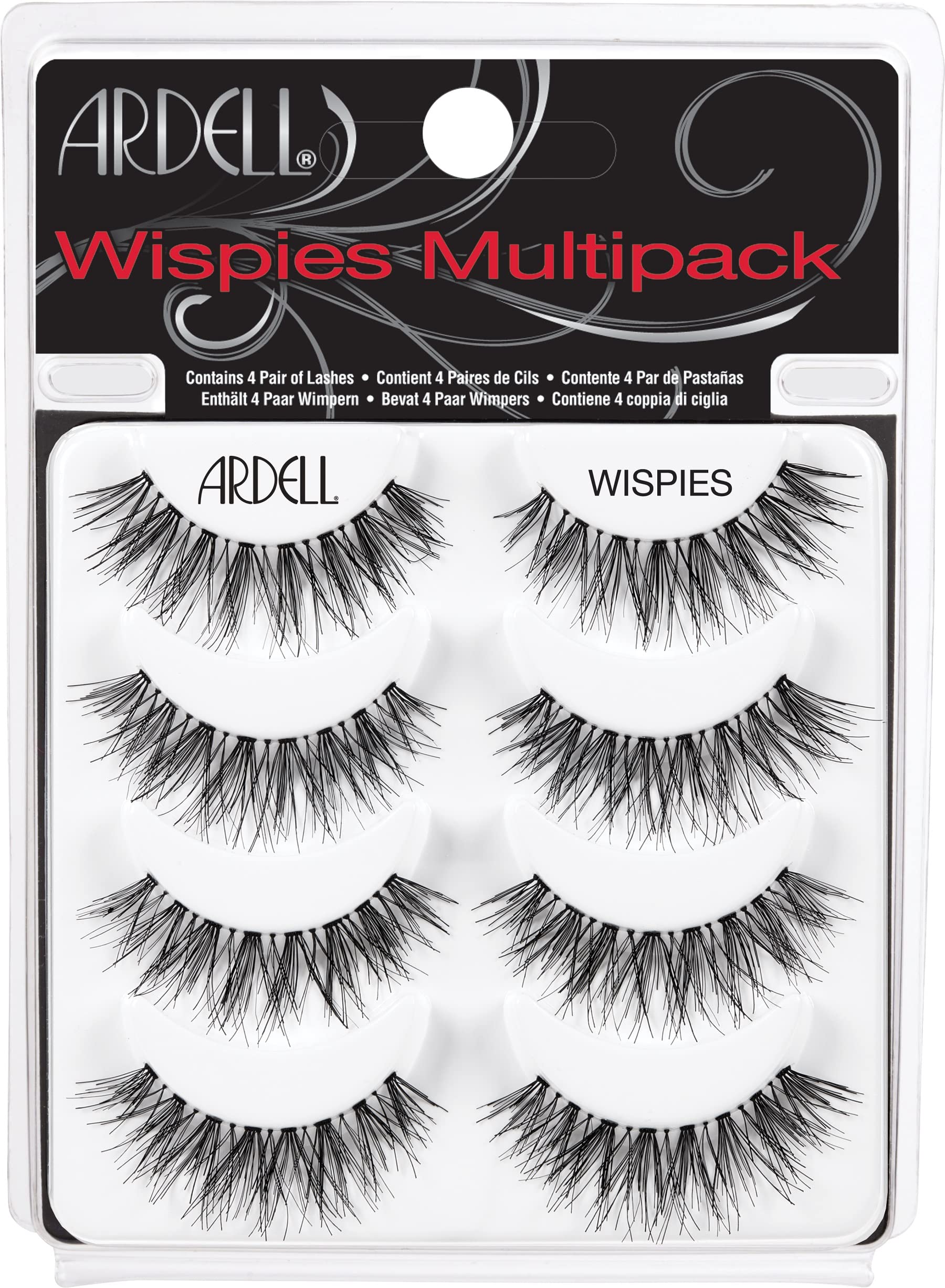 ardell-multipack-wispies-lot-de-4-paires-de-faux-cils-volume-moyen-longue-longue image 1