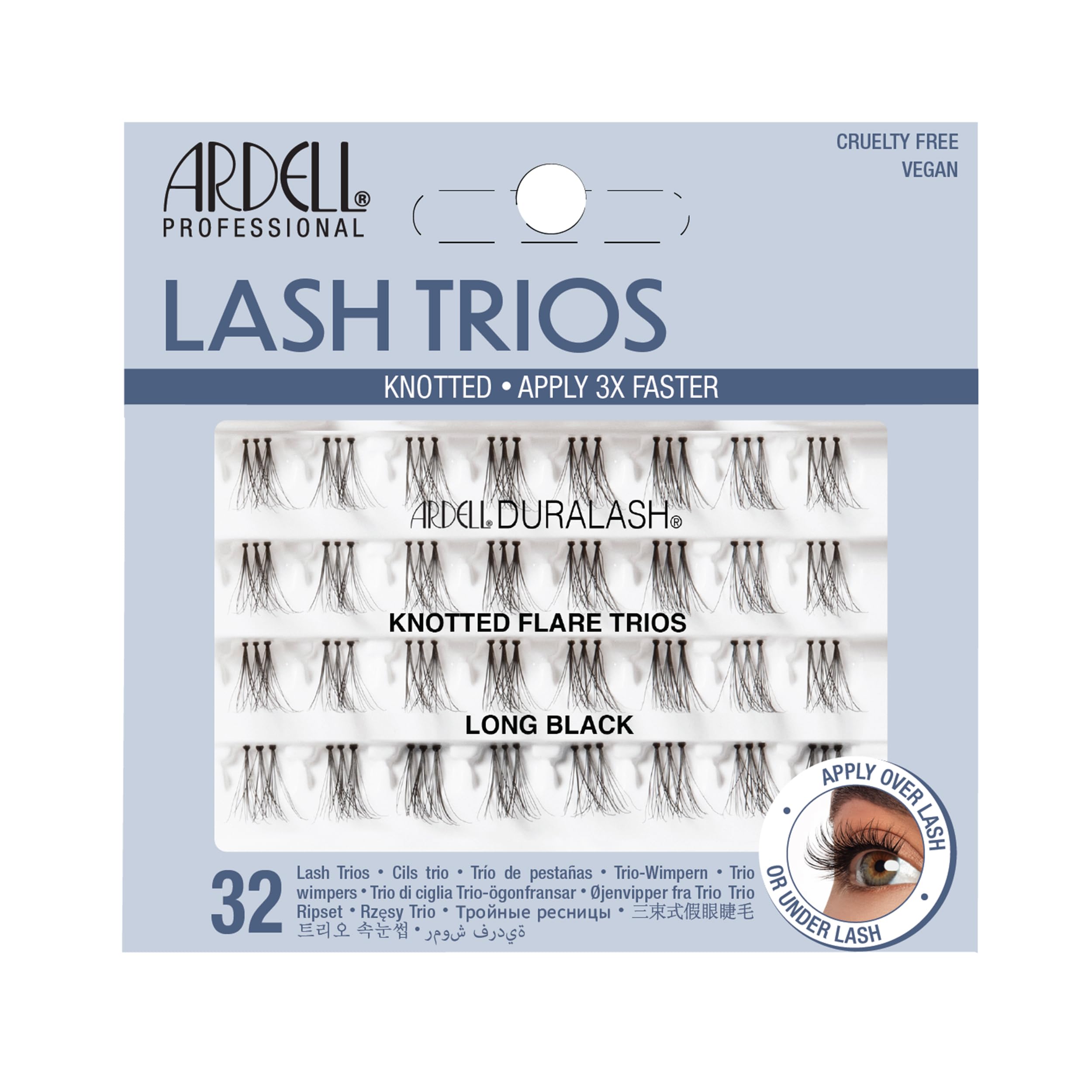 ardell-individual-trios-long-faux-cils-individuels-noirs-par-paquets-de-3 image 1