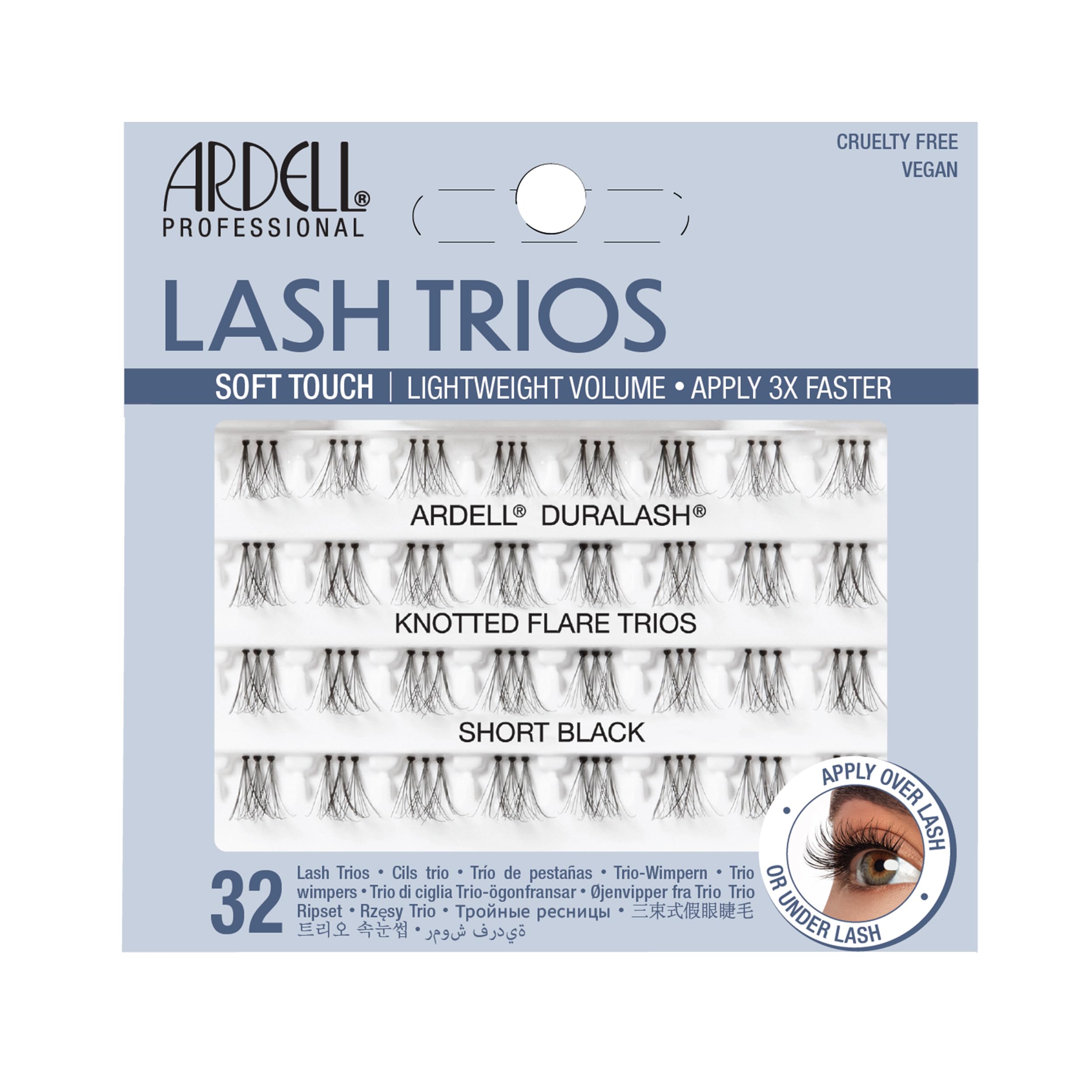 ardell-soft-touch-trios-individuals-short-black-faux-cils-individuels-en-trios-c image 1