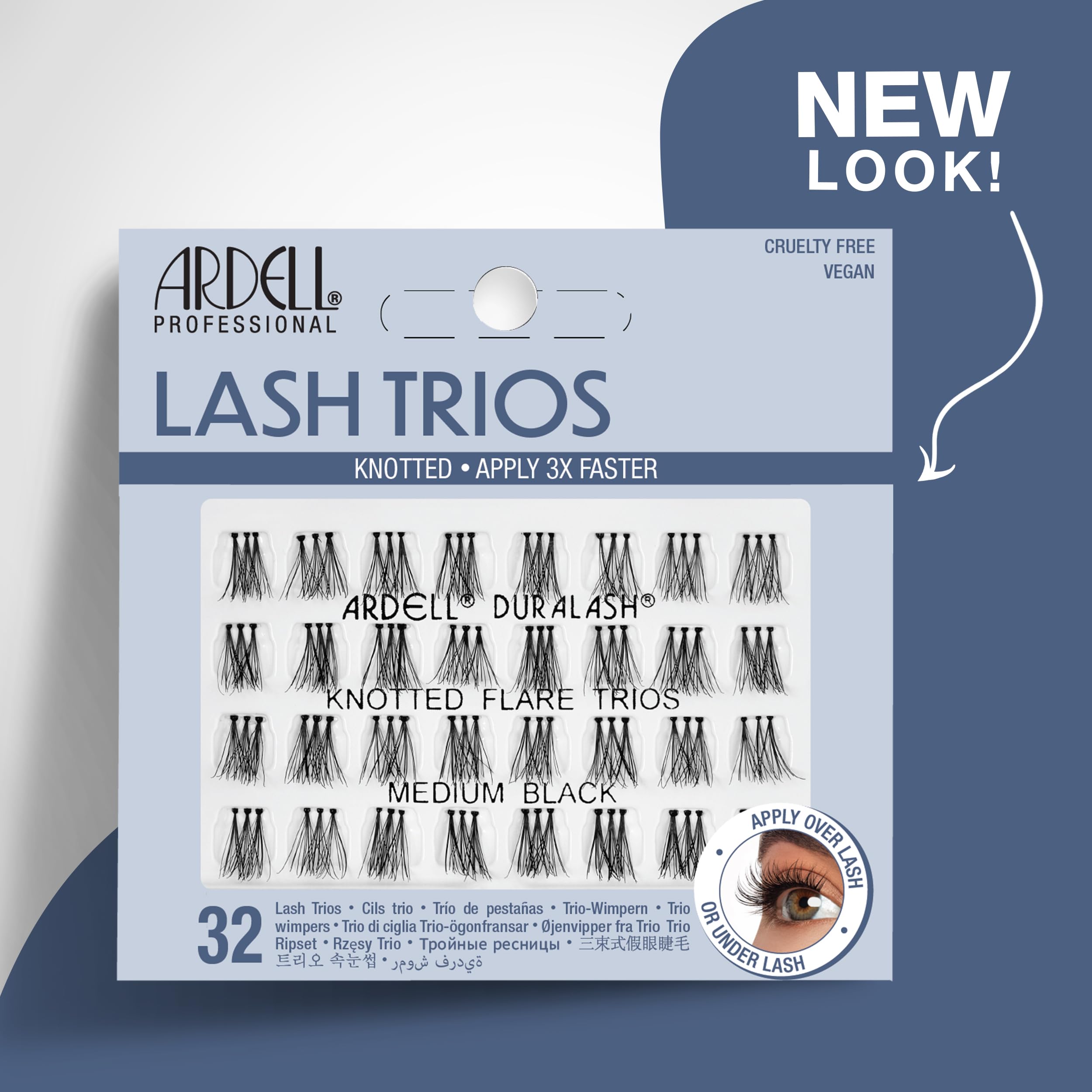 ardell-individual-trios-short-black-faux-cils-individuels-en-trios-n-ud-invisibl image 2