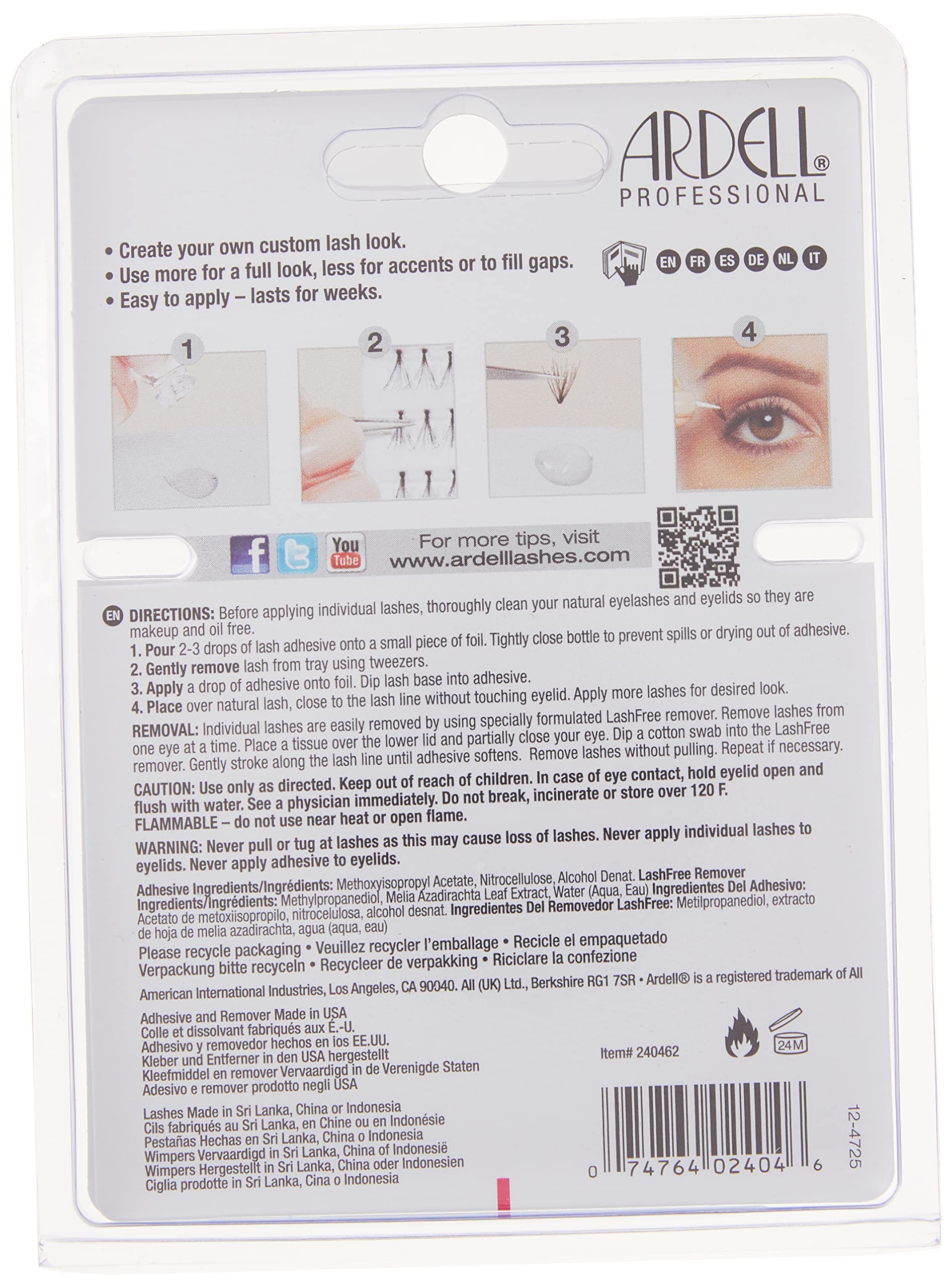 ardell-individuals-starter-kit-kit-faux-cils-individuels-avec-colle-d-poseur-et- image 2