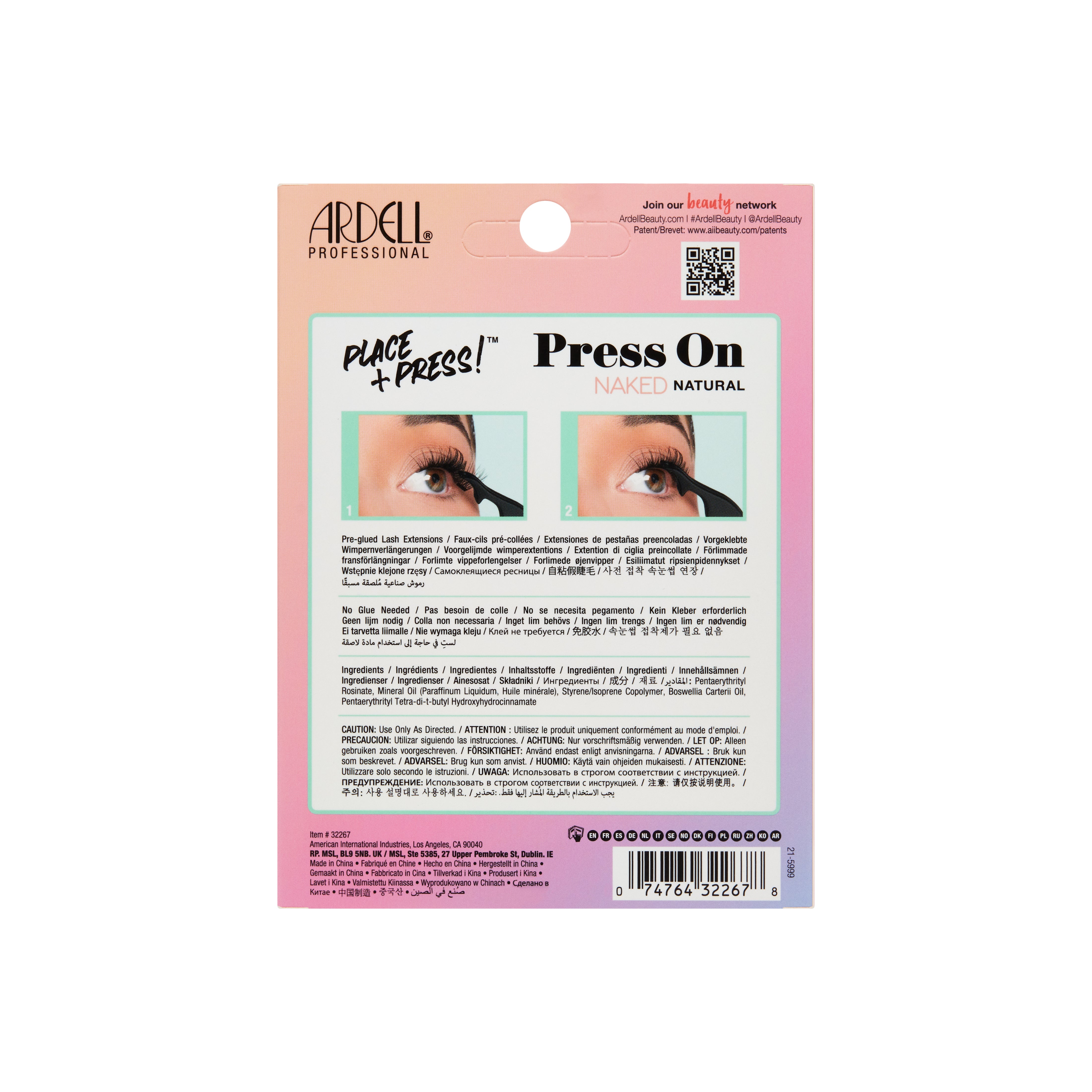ardell-press-on-naked-natural-extensions-sous-cils-pr-encoll-es-30-clusters-en-4 image 4