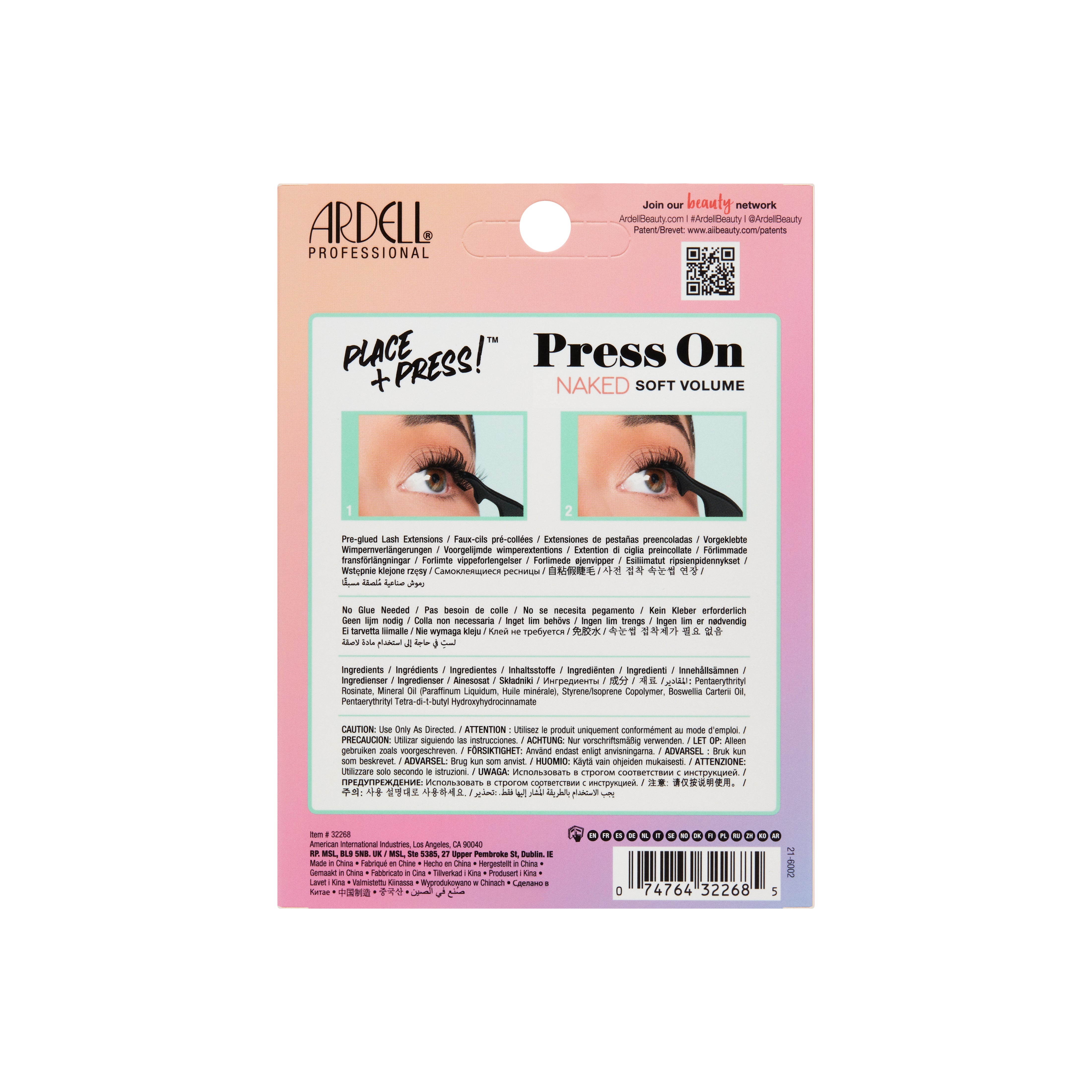 ardell-press-on-naked-soft-volume-30-clusters-pr-encoll-s-applicateur-effet-volu image 3