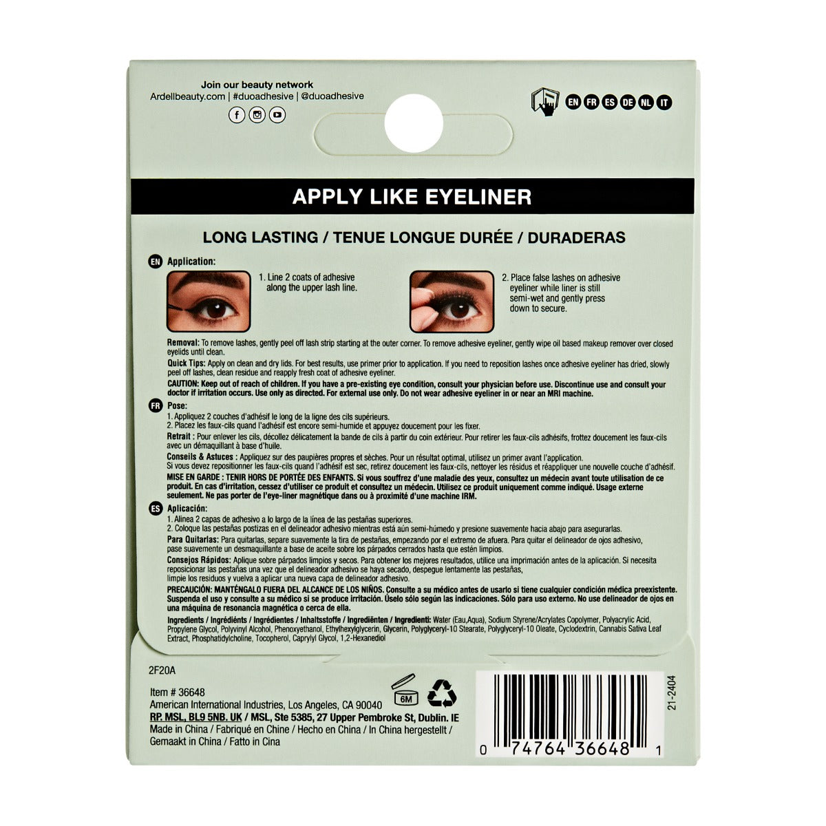 ardell-duo-line-it-lash-it-hemp-infused-clear-liner-colle-waterproof-transparent image 4