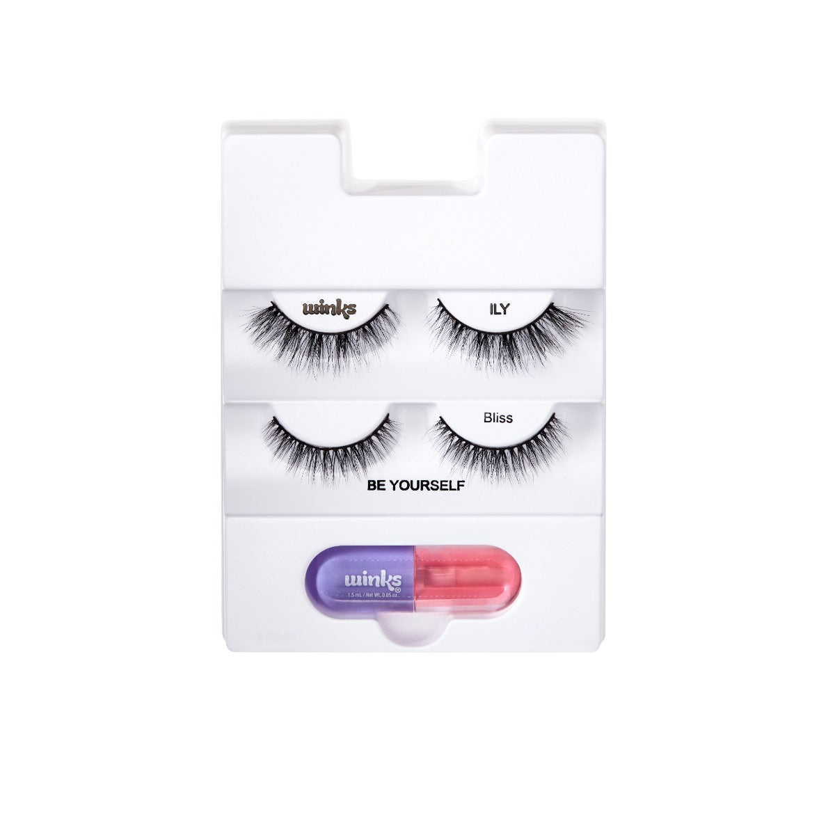 ardell-winks-be-yourself-lashes-lip-kit-kit-2-paires-de-cils-ily-bliss-et-lip-oi image 2