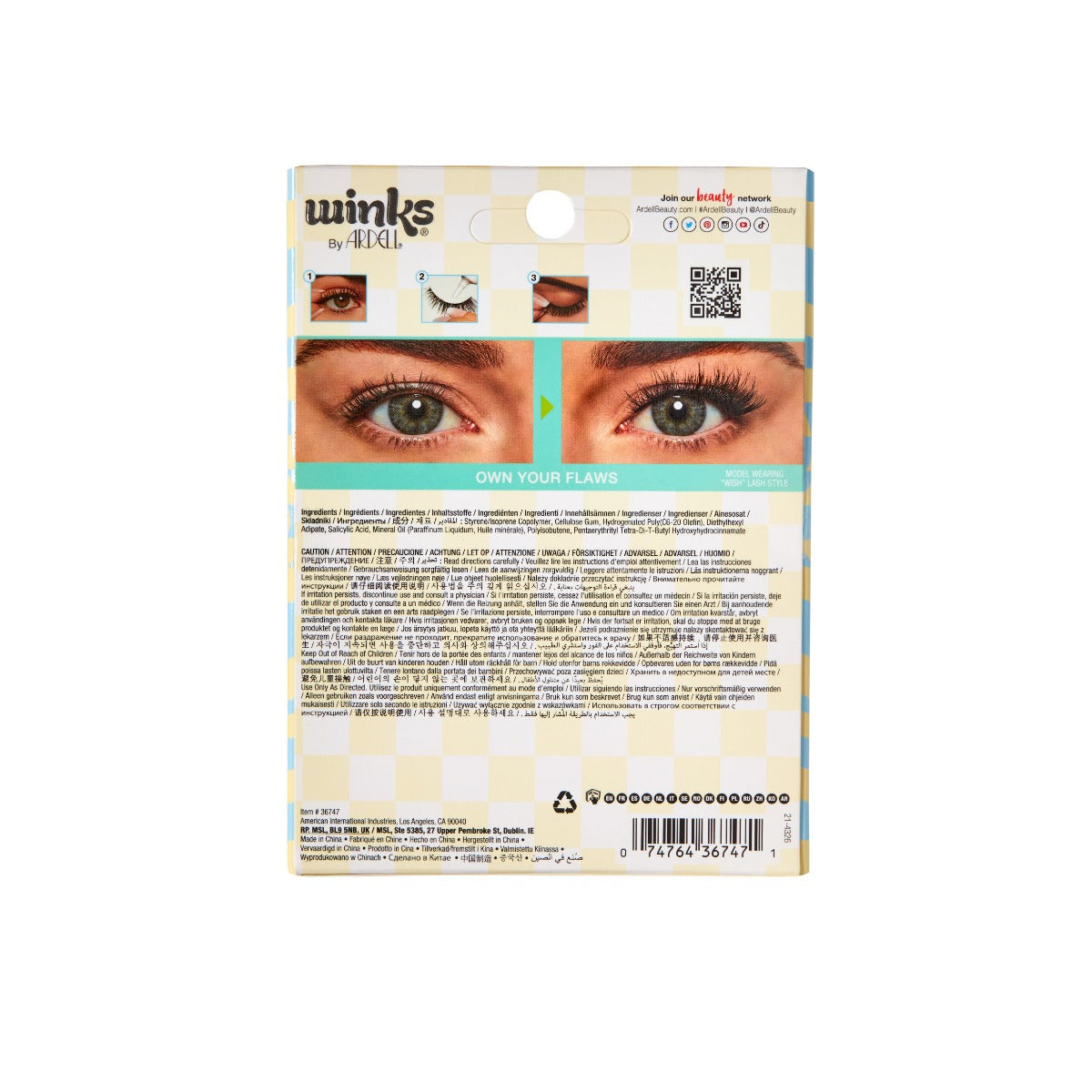 ardell-winks-be-yourself-kit-faux-cils-wish-vibez-et-patches-anti-imperfections image 3