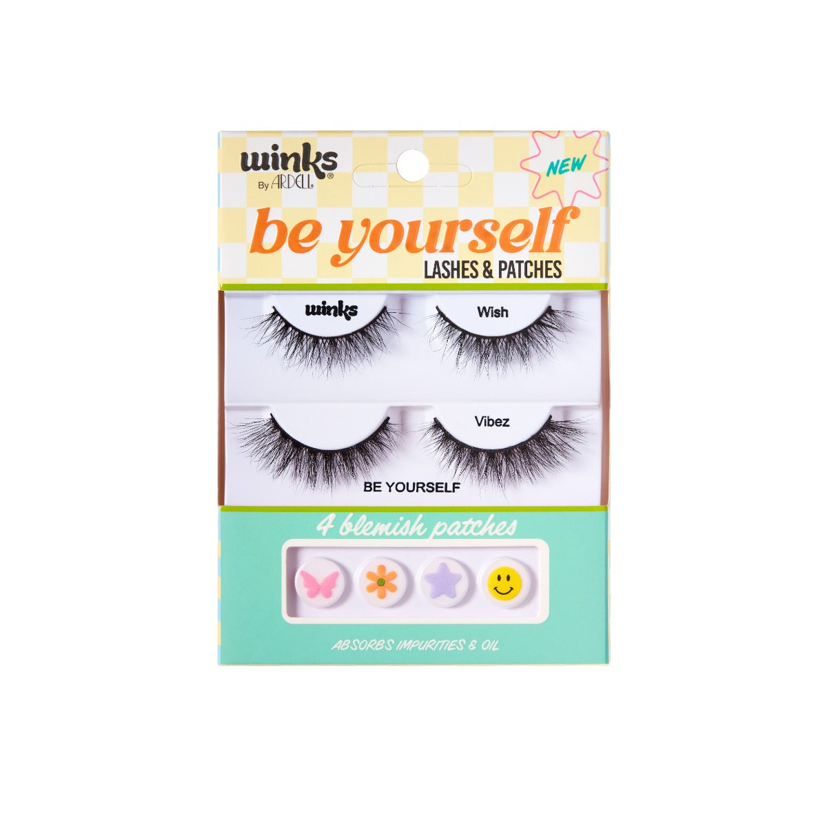 ardell-winks-be-yourself-kit-faux-cils-wish-vibez-et-patches-anti-imperfections image 1