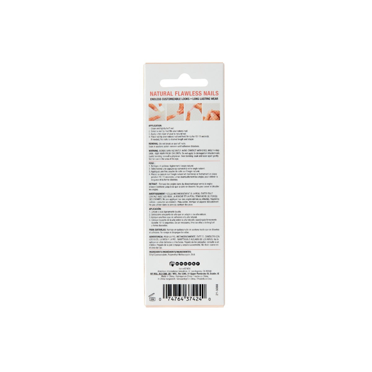 ardell-nail-addict-naked-porcelain-faux-ongles-press-on-carr-s-courts-nude-brill image 3