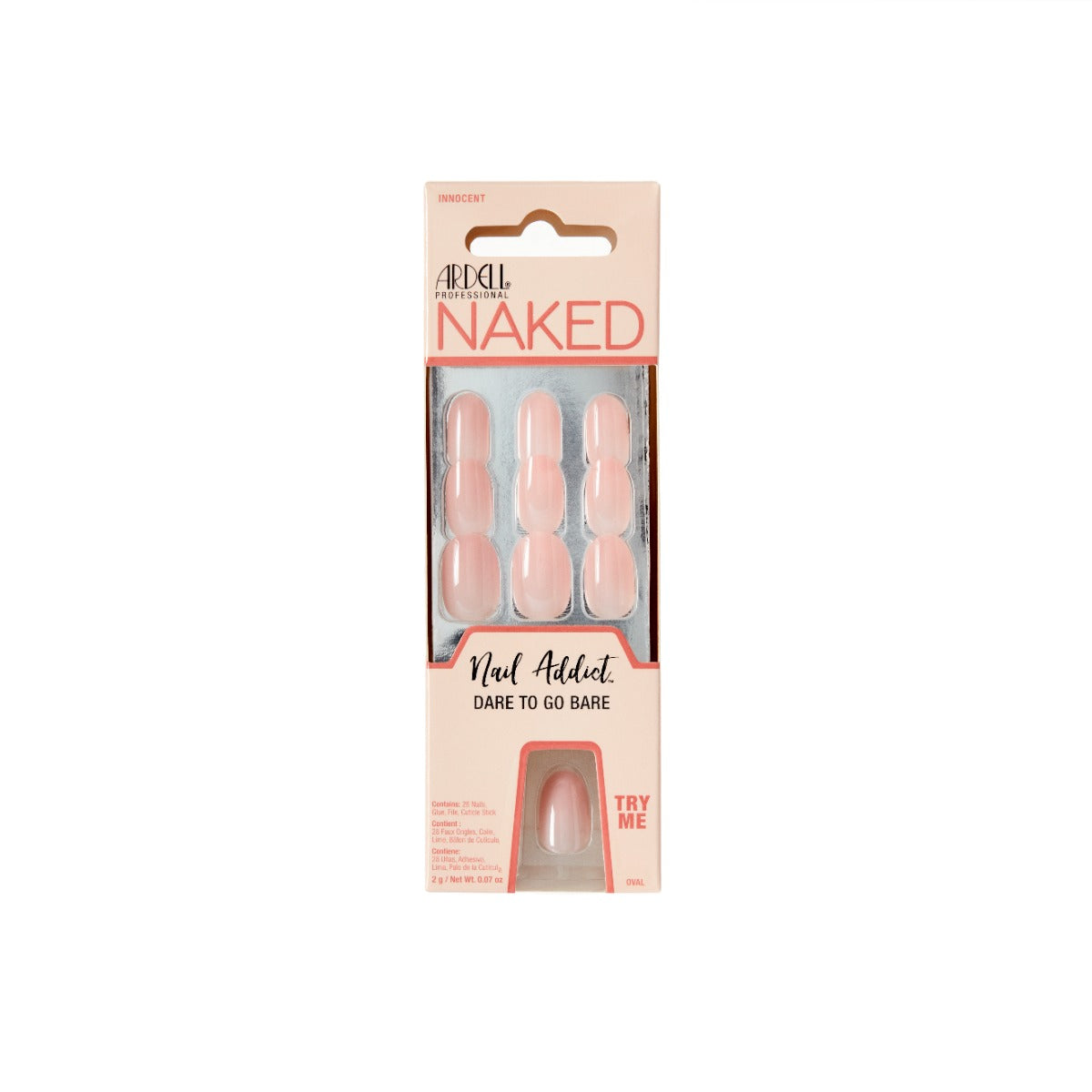 ardell-nail-addict-naked-innocent-faux-ongles-press-on-ronds-courts-nude-rose-po image 1