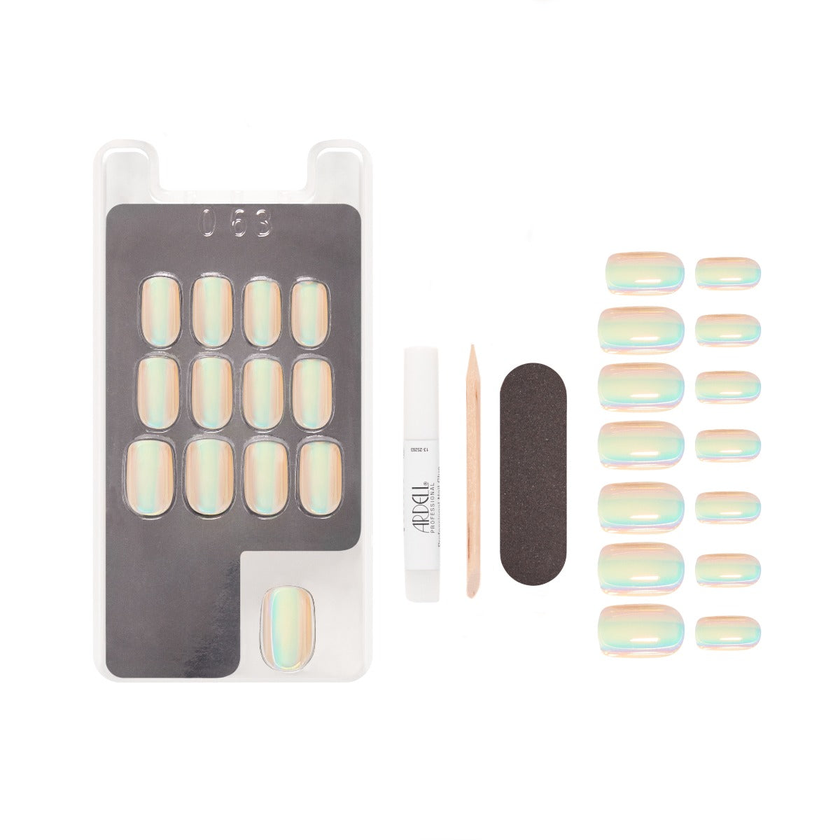 ardell-nail-addict-chrome-aura-faux-ongles-press-on-carr-court-effet-chrome-opal image 4