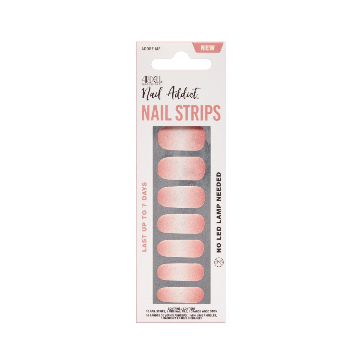 ardell-nail-addict-nail-strips-bandes-d-ongles-adore-me-finition-brillante-7-jou image 1