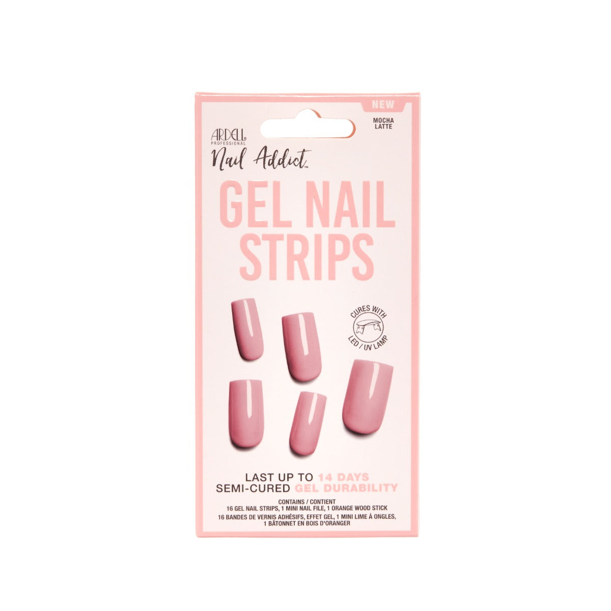 ardell-nail-addict-gel-nail-strips-bandes-de-vernis-gel-semi-cur-mocha-latte-ten image 1