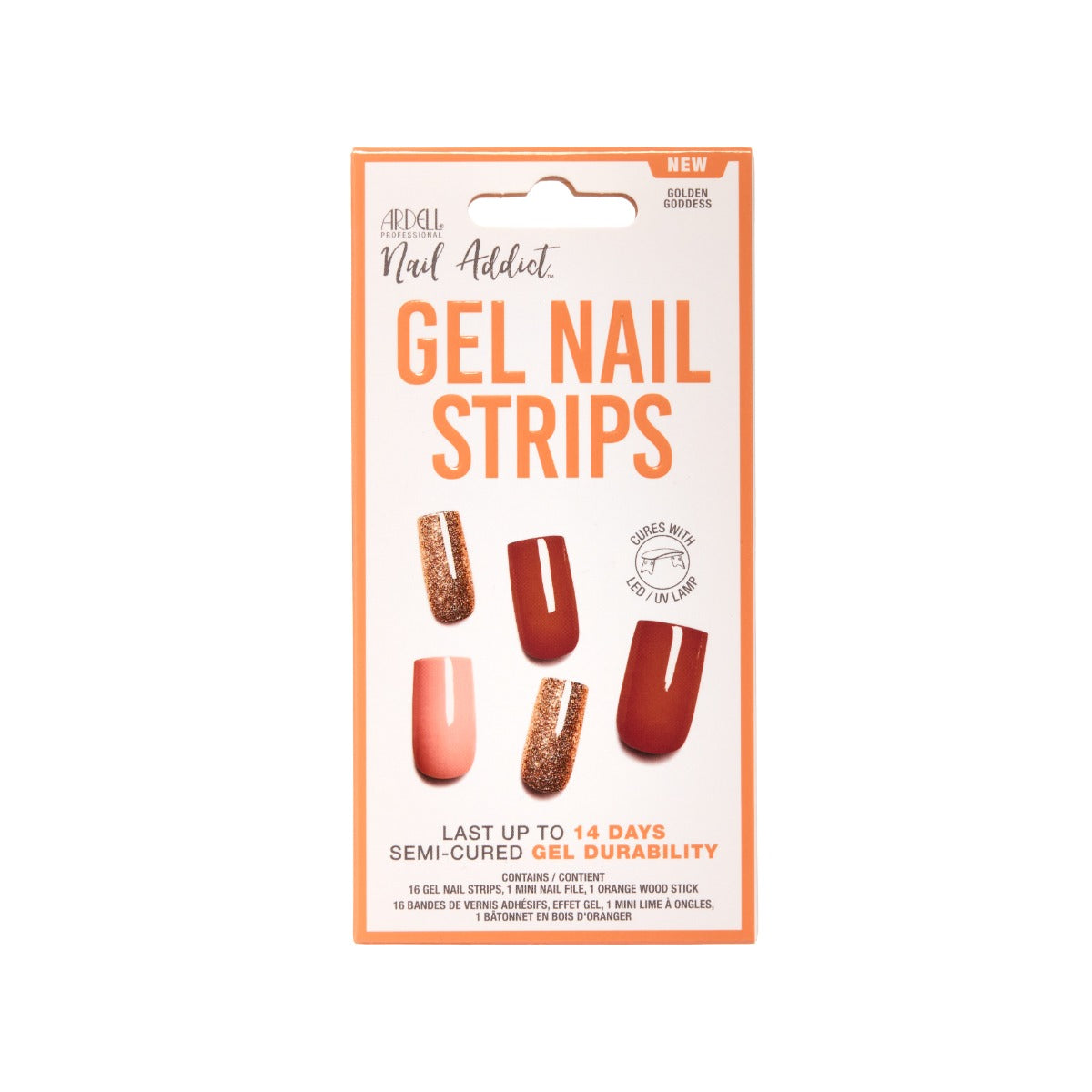 ardell-nail-addict-gel-nail-strips-golden-goddess-manucure-gel-semi-cur-e-16-ban image 1