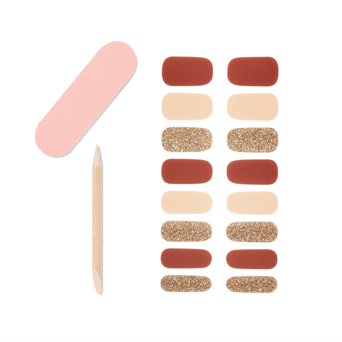 ardell-nail-addict-gel-nail-strips-golden-goddess-manucure-gel-semi-cur-e-16-ban image 3