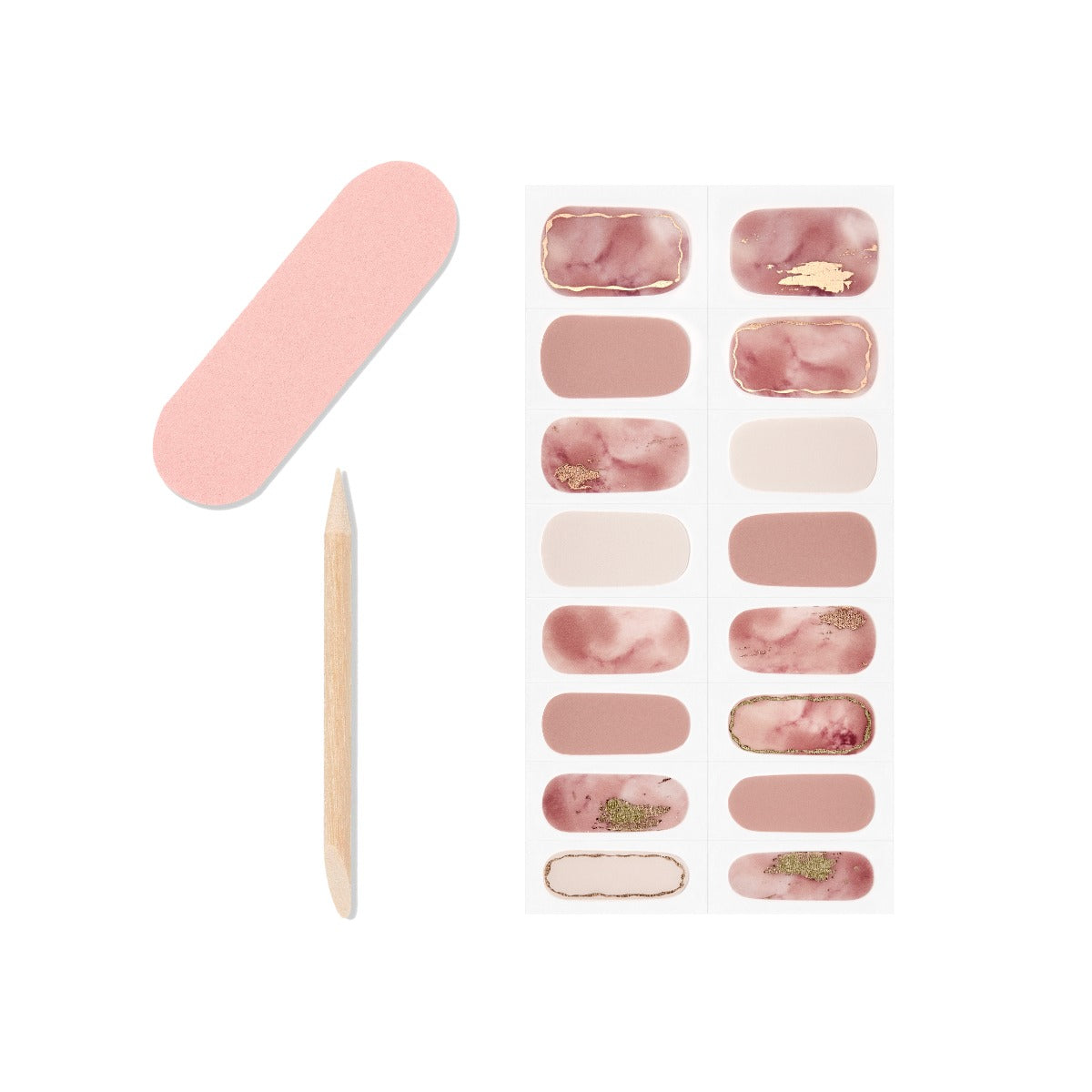 ardell-nail-addict-gel-nail-strips-cheers-to-ros-manucure-semi-permanente-en-ban image 3