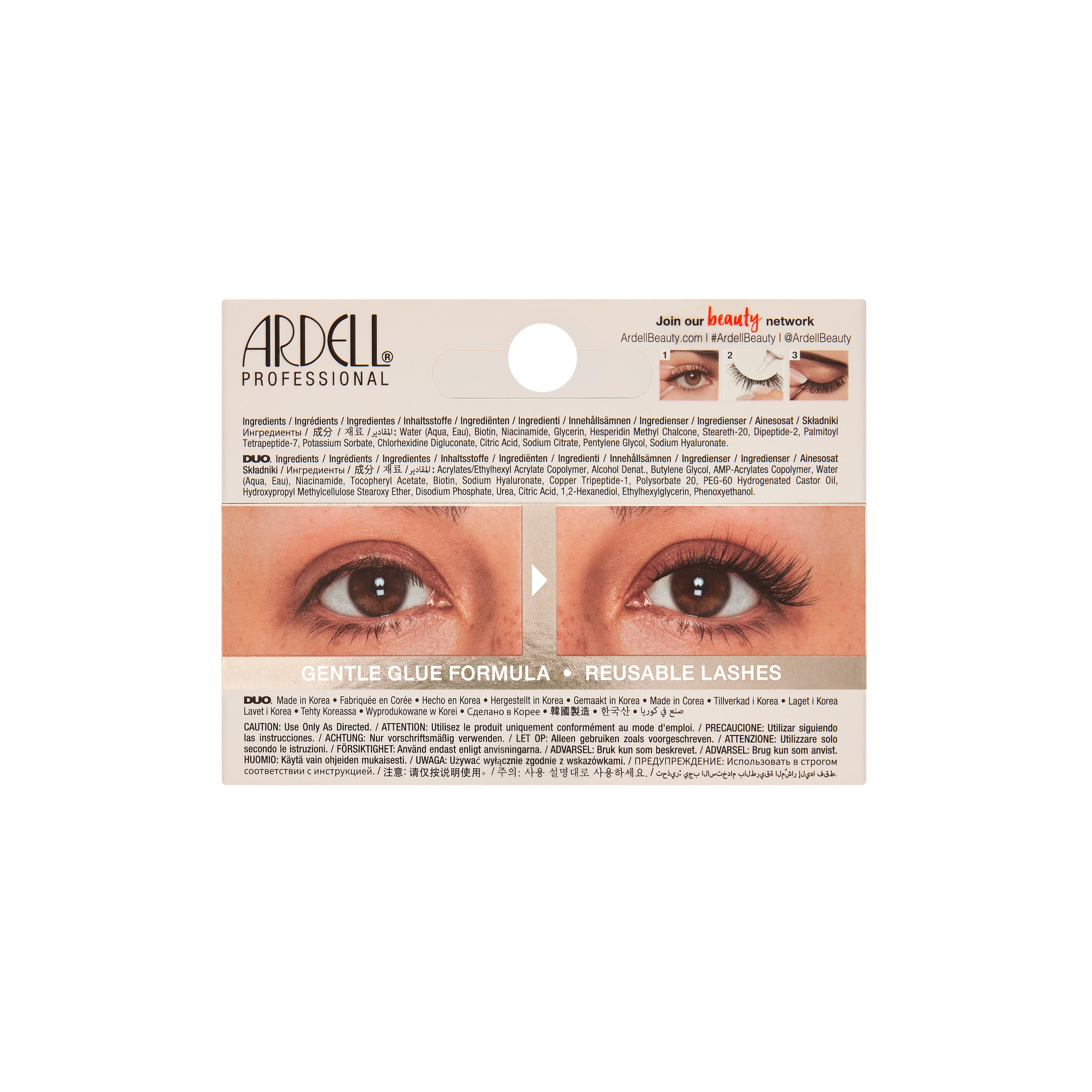 ardell-nourish-lashes-750-faux-cils-effet-il-de-chat-bande-infus-e-de-soin-pepti image 3