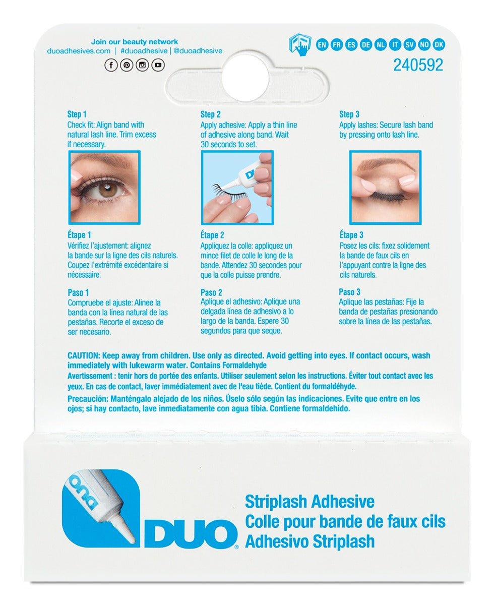 ardell-duo-striplash-adhesive-clear-colle-faux-cils-transparente-application-bla image 4