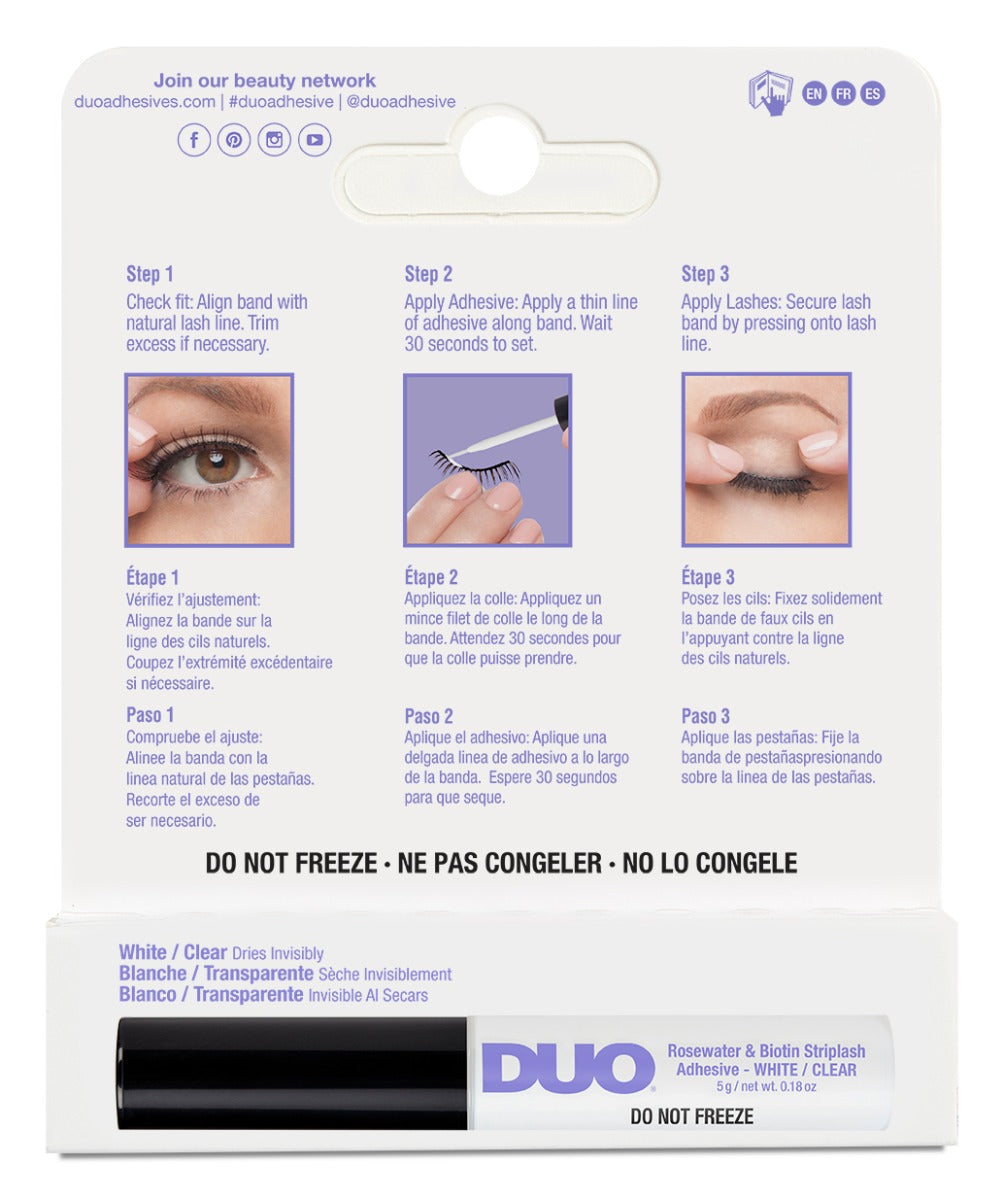 duo-rosewater-biotin-colle-cils-bandes-formule-transparente-nourrissante-yeux-se image 4