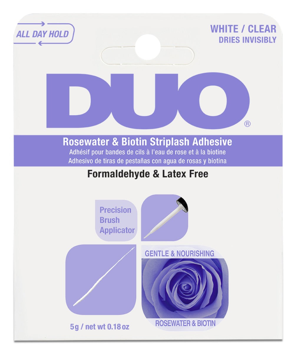 duo-rosewater-biotin-colle-cils-bandes-formule-transparente-nourrissante-yeux-se image 1