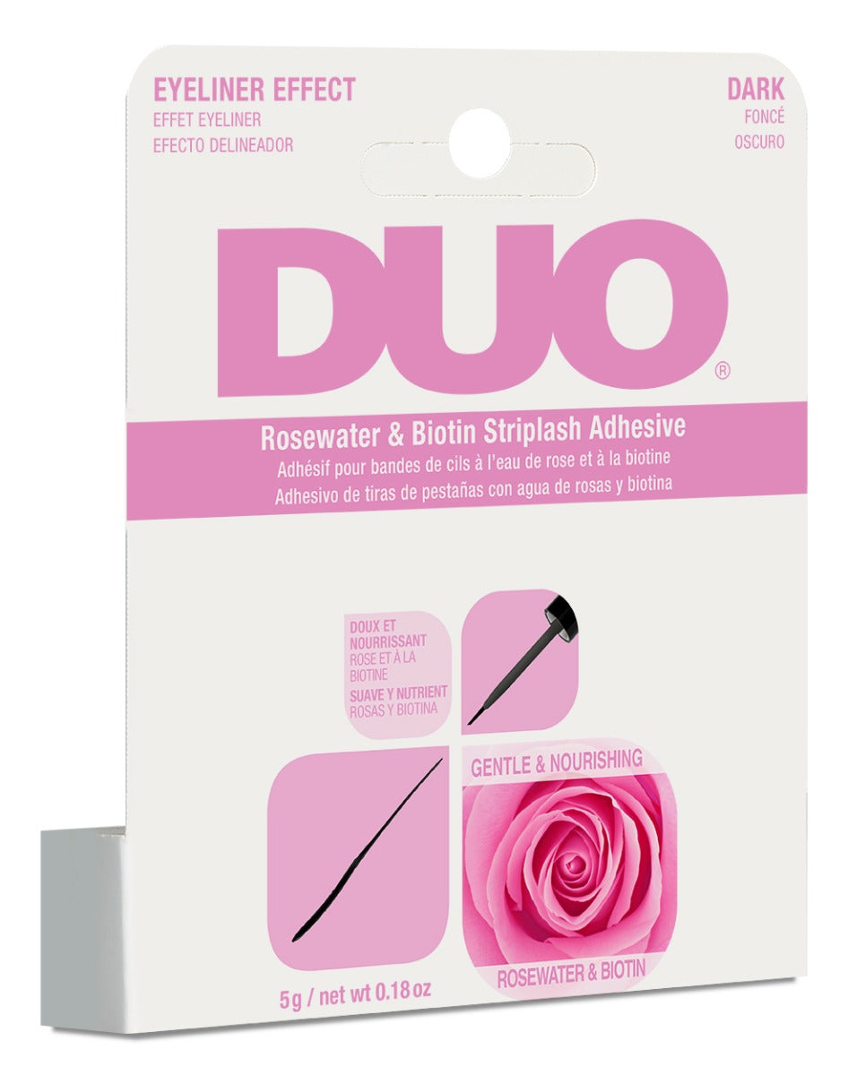 duo-rosewater-biotin-striplash-adhesive-dark-colle-pour-faux-cils-noire-nourriss image 5