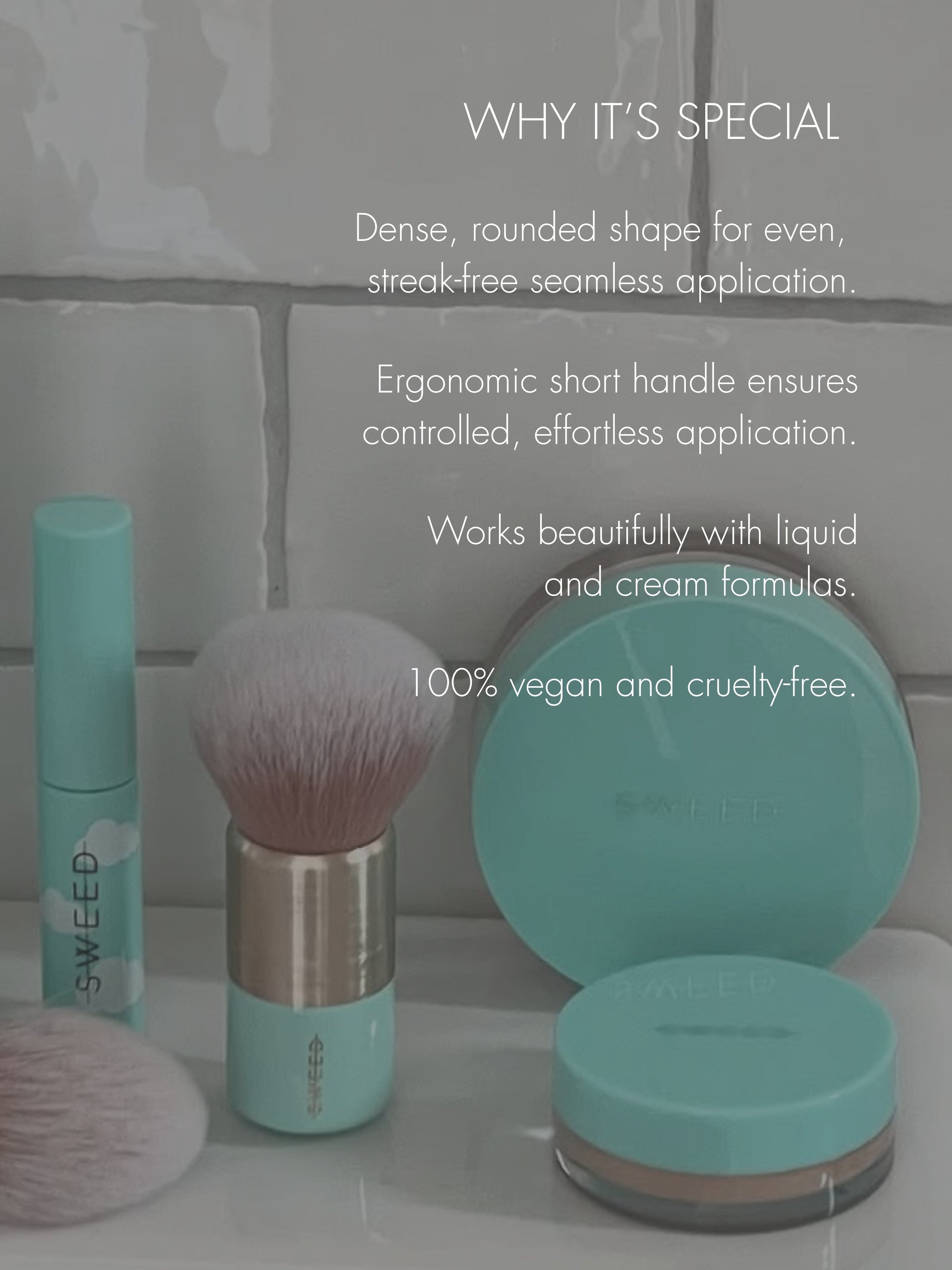 sweed-foundation-brush-pinceau-fond-de-teint-arrondi-poils-vegan-ultra-doux-fini image 2