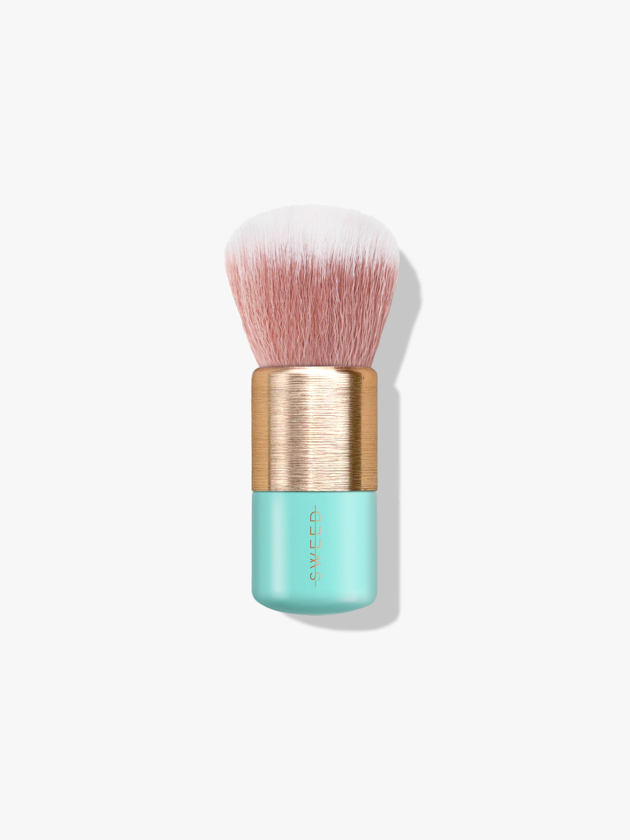 sweed-kabuki-brush-pinceau-kabuki-vegan-manche-court-pour-poudre-bronzer-et-fond image 1