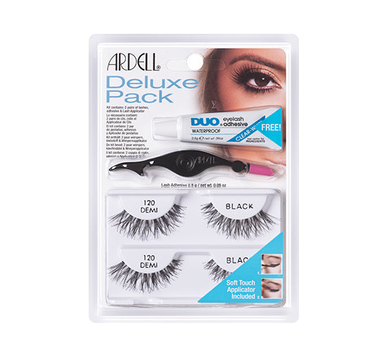 ardell-deluxe-pack-120-kit-faux-cils-bande-120-demi-avec-colle-duo-waterproof-et image 1
