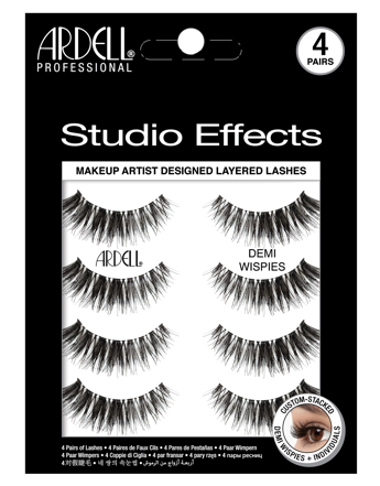 ardell-studio-effects-demi-wispies-4-paires-de-faux-cils-superposables-effet-ail image 1